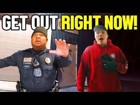 Corrupt Cops Break Into Innocent Man’s Business And REFUSE To Leave! [Video]
