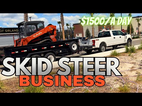 Starting A Skid Steer Business: Tips For Success In Commercial Projects‼️ [Video]