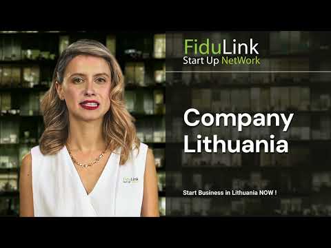 New Company Formation Lithuania UAB 100% Online Local Law Company Lithuania UAB FiduLink 2024 2025 [Video]