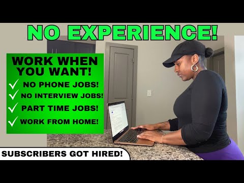 🙌🏾 THE BEST WORK FROM HOME JOBS TO START WITH! NO EXPERIENCE! WORK WHEN YOU WANT JOBS 2024! [Video]