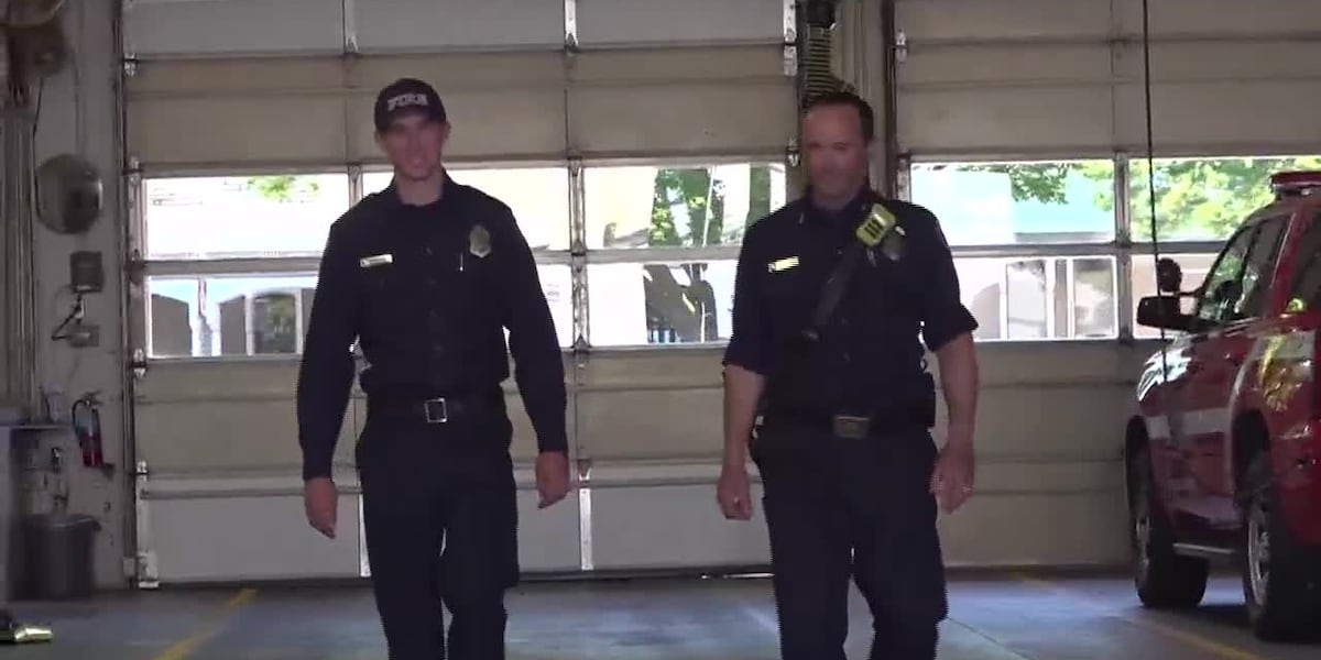 Father-son firefighter duo is 1st in city’s history [Video]