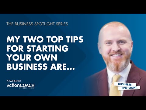 MY TOP TIPS FOR STARTING YOUR OWN BUSINESS ARE … | With Craig Bell | The Business Spotlight [Video]