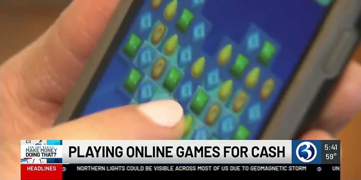 Playing online games for cash [Video]