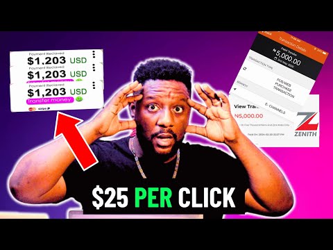 These Websites pay $25 Per click (Earn Money Online With no Capital) [Video]