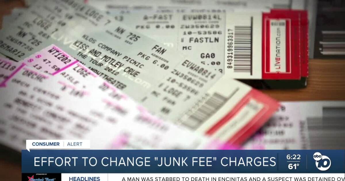 San Diego man details extra ‘junk fees’ added to concert ticket purchase [Video]
