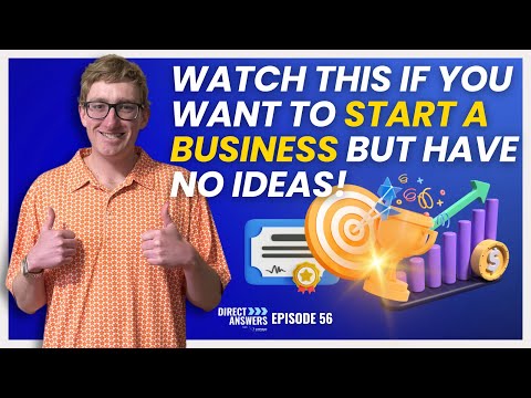 Watch This If You Want To Start A Business But Have No Ideas [Video]