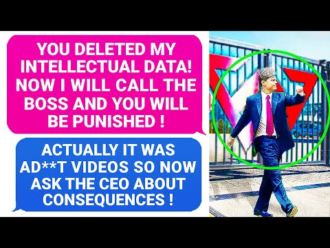 He Claims I DELETED His Intellectual Property! Well, ask your Boss, the CEO About Consequences! r/EP [Video]
