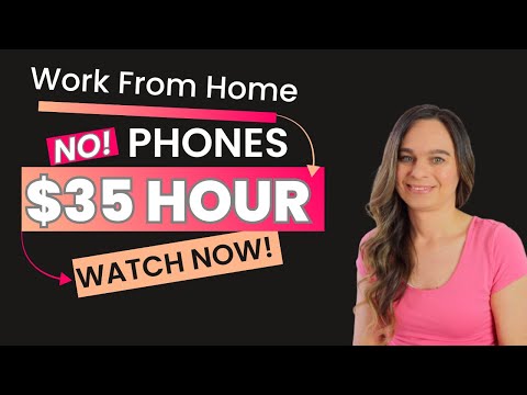 $20 – $35 Hour Remote Work From Home Jobs | Non-Phone Support, Quality Assurance, + More | USA Only [Video]