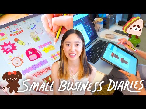 Designing New Products for My Small Business ♡ plushie keychains, stickers, digital downloads [Video]