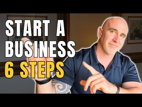 How to START A BUSINESS in 6 Steps [Video]
