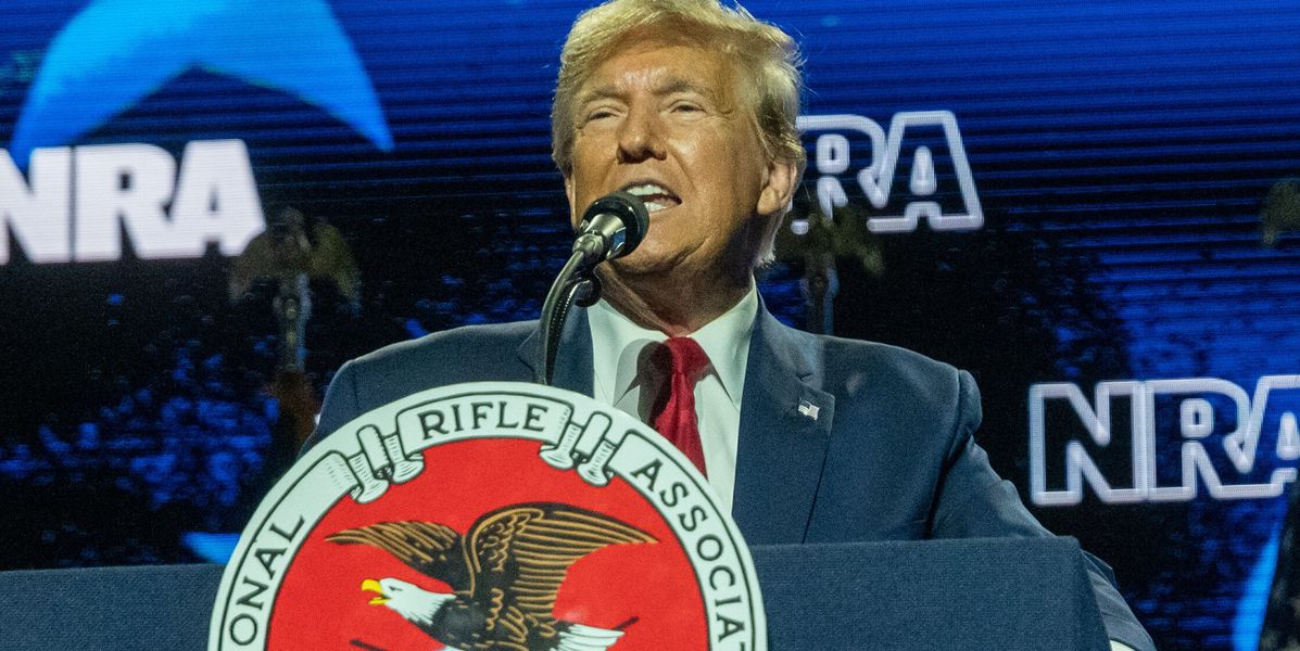 Donald Trump, Who Is Banned From Buying Firearms, To Address NRA [Video]