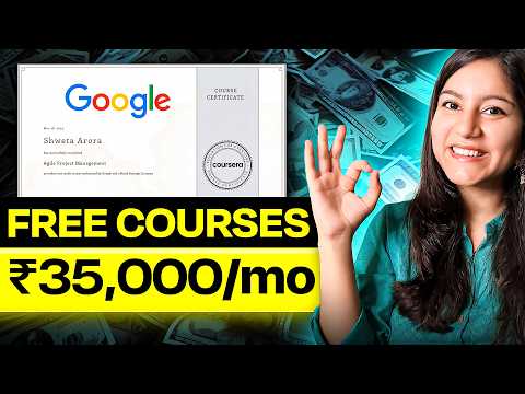 5 FREE Courses to Earn Rs. 35,000+ Side Income | Earn Money Online 💰 [Video]