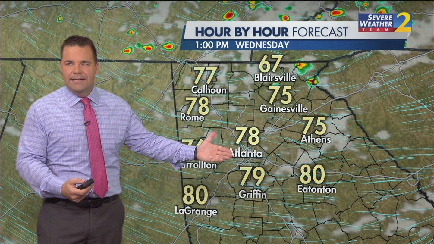 Isolated showers and storms possible during Wednesday morning commute in the Atlanta metro  WSB-TV Channel 2 [Video]