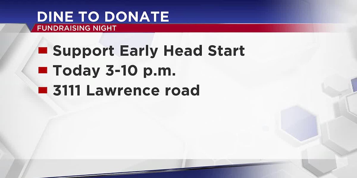 ‘Dine to Donate’ supporting Early Head Start [Video]