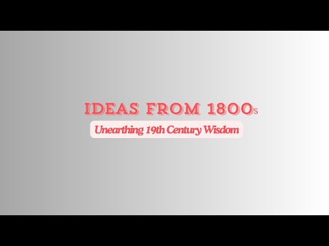 BUSINESS IDEAS FROM 1800s [Video]