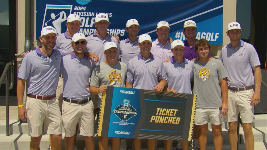 LSU men’s golf qualifies for NCAA Nationals after top-five finish in home regional [Video]