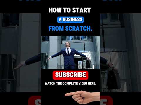 How to Start a BUSINESS from SCRATCH🔴: The ENTREPRENEURSHIP Formula 🔵 [Video]