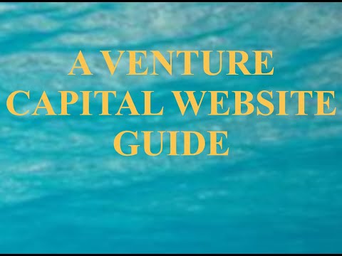 A Venture Capital Website Guide [Video]