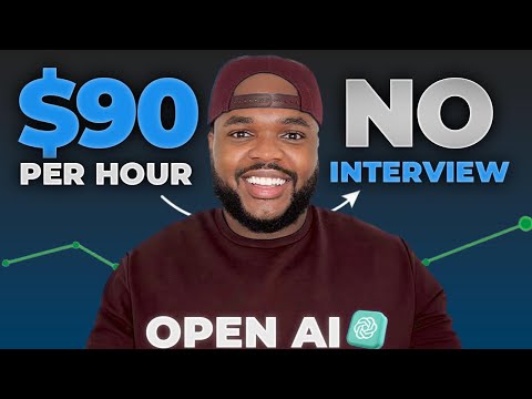 How to Start an AI Work From Home Job to Make Money Online ($90/Hour) [Video]