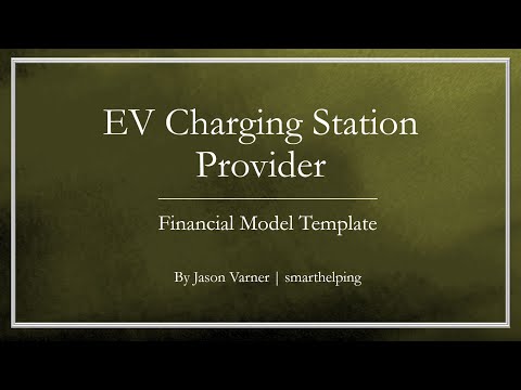 EV Charging Station Startup Business Model – Full Financial Simulation [Video]