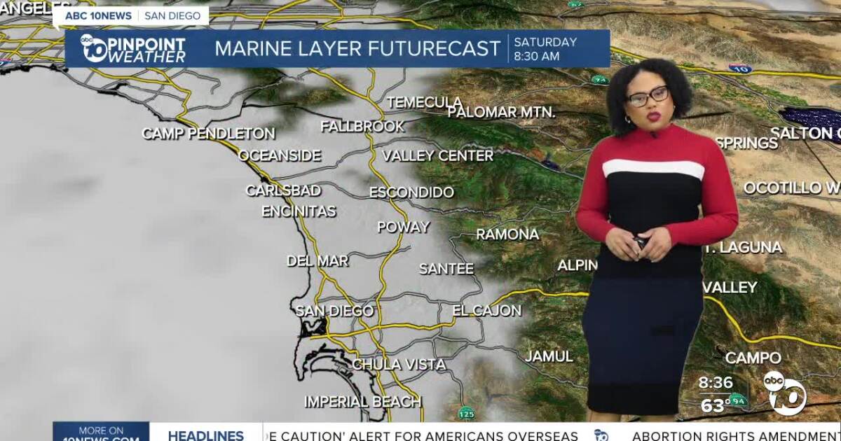 Natay’s Saturday Forecast: Morning clouds and patchy fog, afternoon sunshine [Video]
