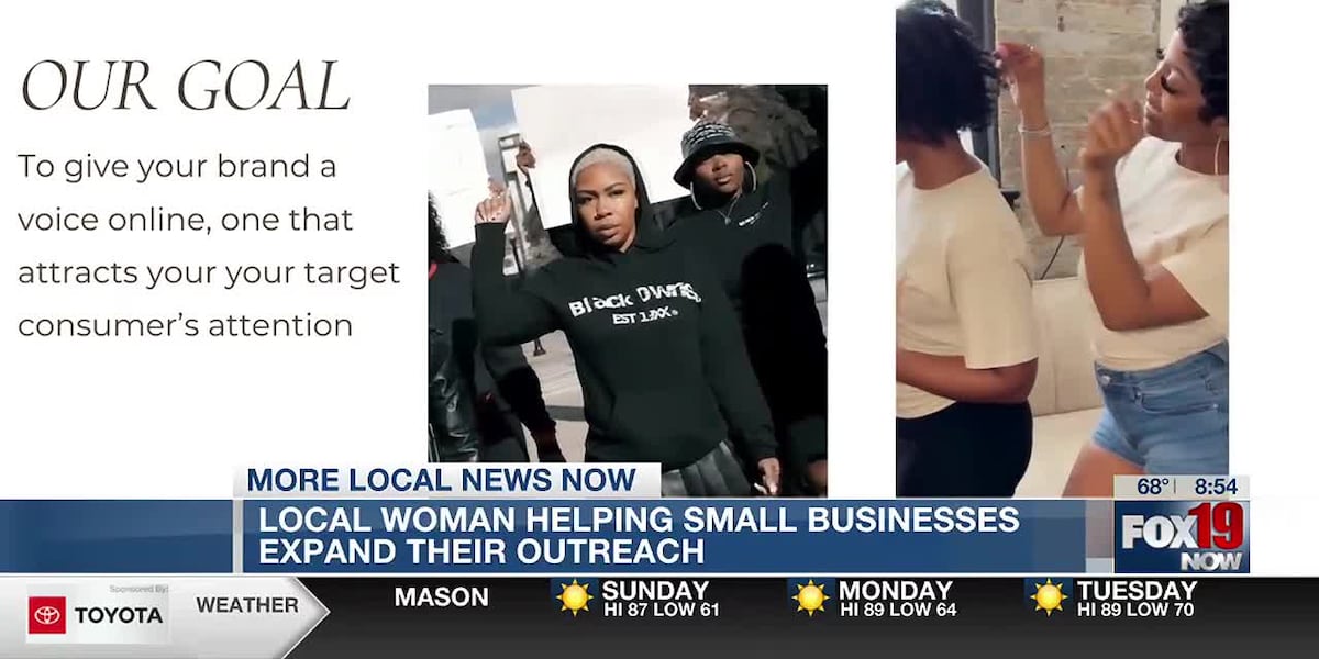 Local woman assists small businesses in expanding social media outreach [Video]
