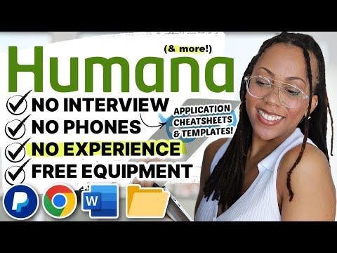 Humana is Hiring! 📍 | No Interview, No Phones, Free Equipment Provided, High Paying Remote Jobs [Video]
