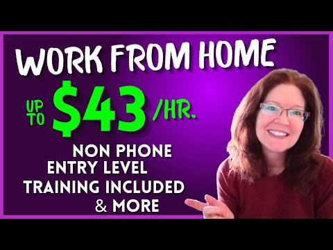 8 Remote Work From Home Jobs Available Now: HR, Accounting, Insurance, Tech. Support (Up To $43/hr) [Video]