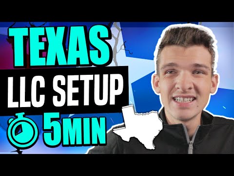 How to Start LLC in Texas in 2024 (5 Minute Setup) [Video]