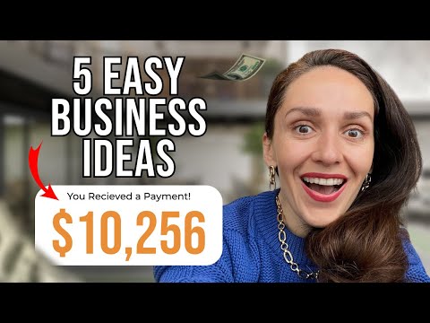 MAKE $10k/month with 5 EASY Online Business Ideas (FOR BEGINNERS) [Video]