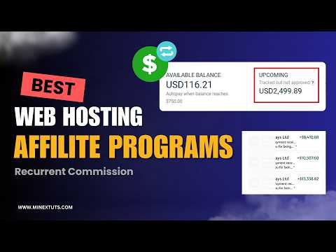 Top 10 Recurring Commission Affiliate Programs for Web Hosting : Earn Passive Income [Video]