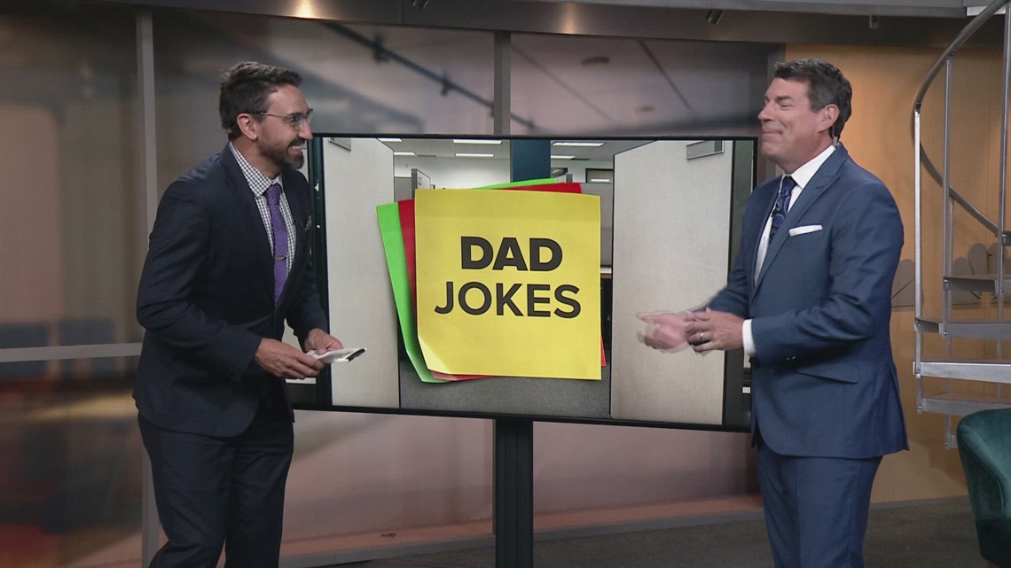 Dad jokes with 3News’ Matt Wintz and Dave Chudowsky: Why do we put candles on top of a birthday cake? [Video]