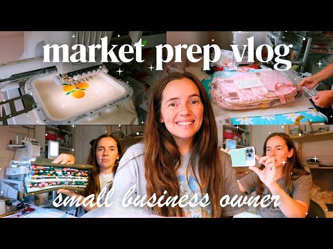 SMALL BUSINESS WEEK IN THE LIFE | Vendor Market Prep | Embroidery | DTF | Studio Vlog [Video]