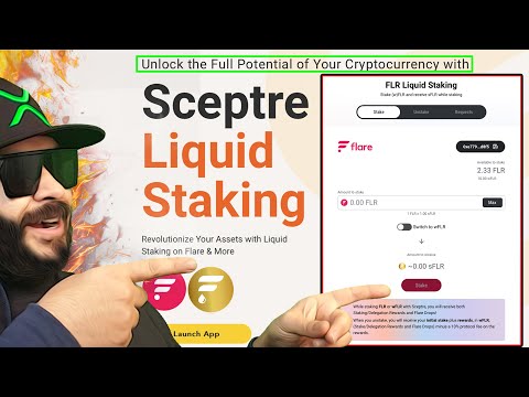 SCEPTRE LIQUID STAKING- EARN $FLARE DROPS + STAKING + sFLARE (PASSIVE INCOME) [Video]