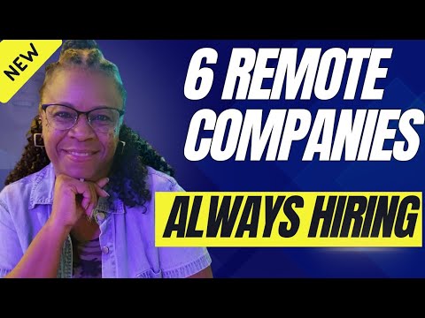 Always HIRING!!! Remote Companies With Global Options! [Video]