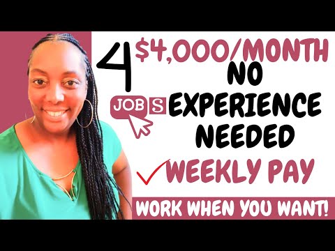 4 Easy Remote Jobs No Experience Hiring Immediately! [Video]