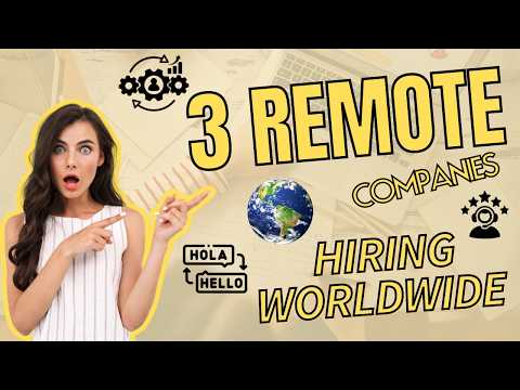 🌎 Worldwide Remote Jobs HIRING NOW in 2024 [Video]