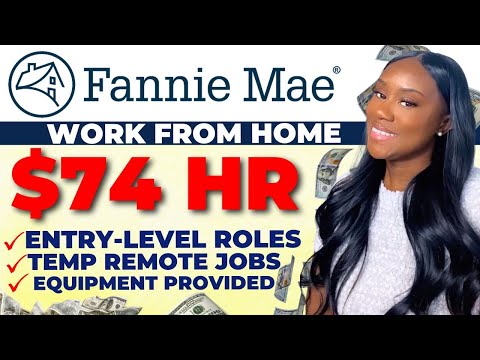 FANNIE MAE WORK FROM HOME | FINANCE REMOTE JOBS | HIGH PAYING REMOTE JOBS [Video]