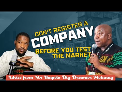 WHY YOU SHOULD NOT REGISTER YOUR COMPANY BEFORE YOU TEST THE MARKET? [Video]