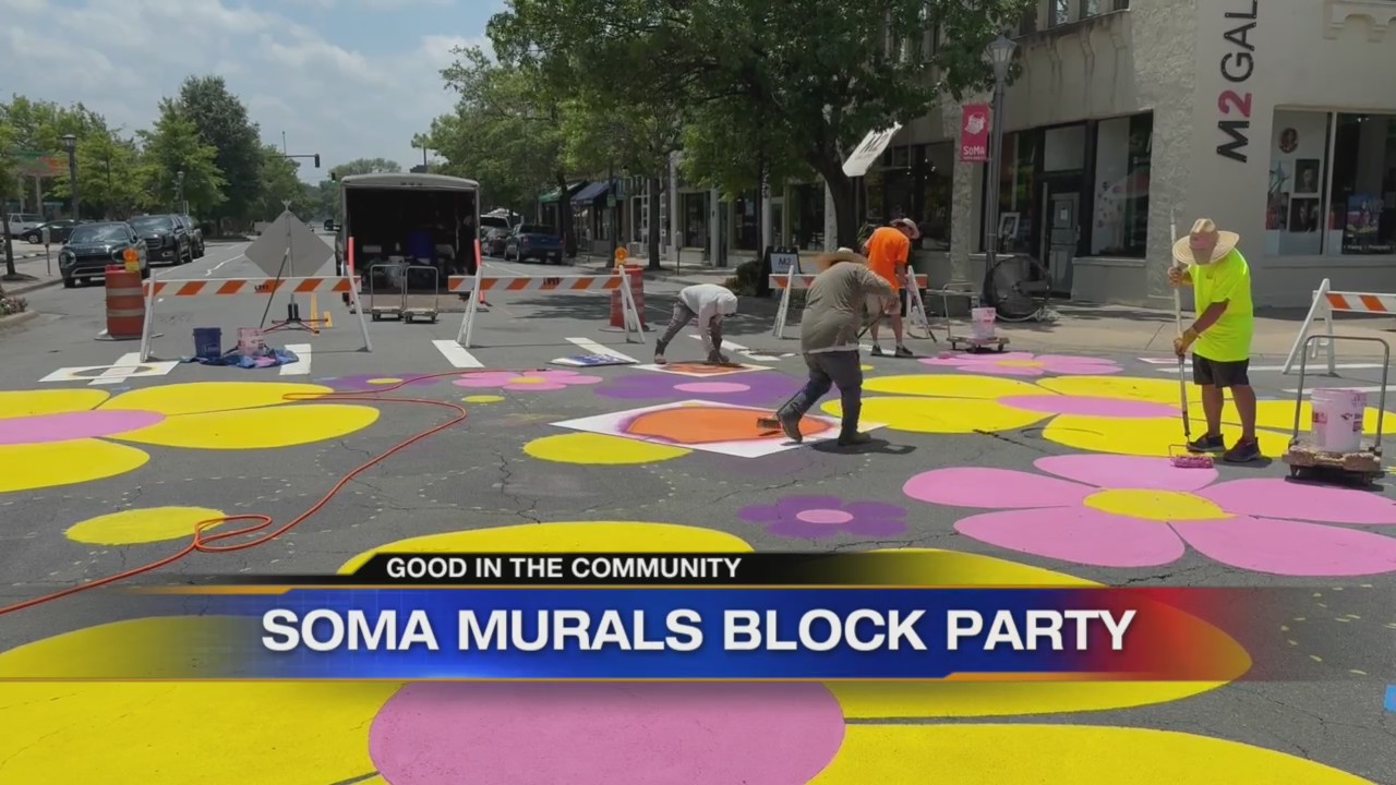 New street murals painted on SoMa in downtown Little Rock  KLRT  FOX16.com [Video]