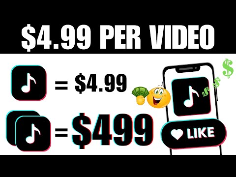 Get Paid $4.99 Per TikTok Video Watched | Make Money Online 2024