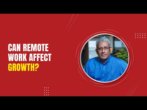 Can remote work affect growth || Ravi Venkatesan [Video]