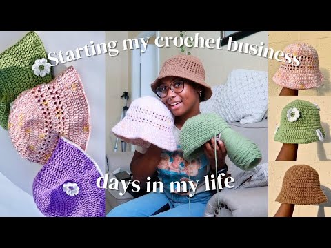 My crochet business | Days in my life starting a small business on etsy [Video]