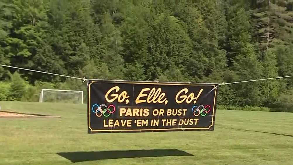 Montgomery residents hang banner for hometown hero and Olympian Elle St. Pierre [Video]