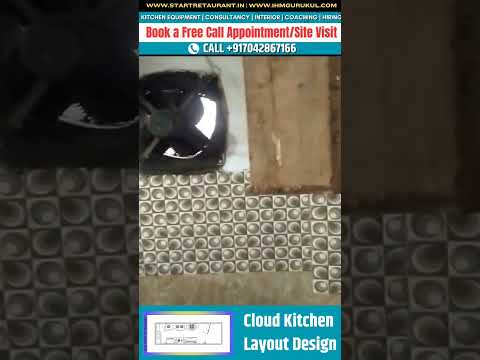 Cloud Kitchen Layout Design by Chef Dheeraj Bhandari [Video]