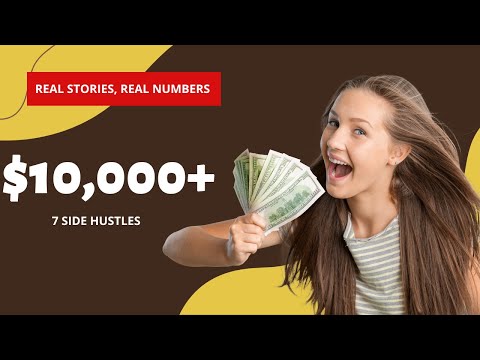 How I Made Millions: 7 Side Hustles That Can Earn You $10,000+ Per Month! [Video]