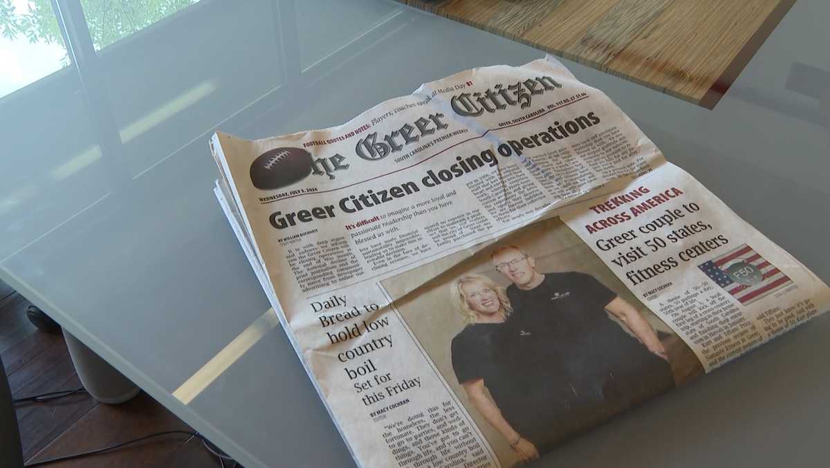 The Greer Citizen announces closing after more than 100 years [Video]