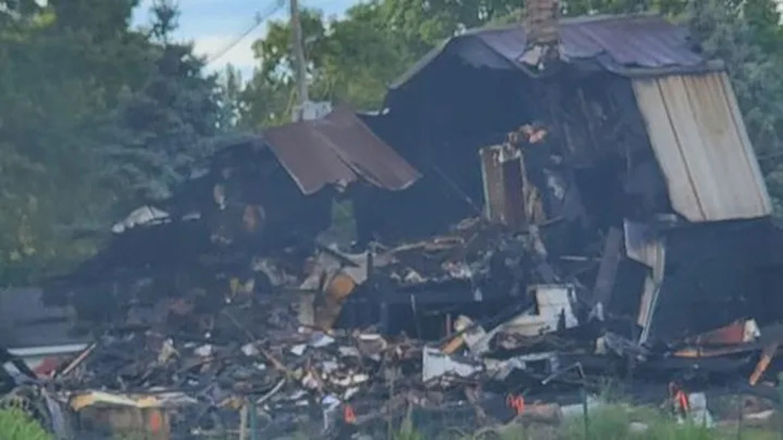 Historic blacksmith shop in Hart reaches GoFundMe cleanup goal; Still raising funds to rebuild after fire [Video]