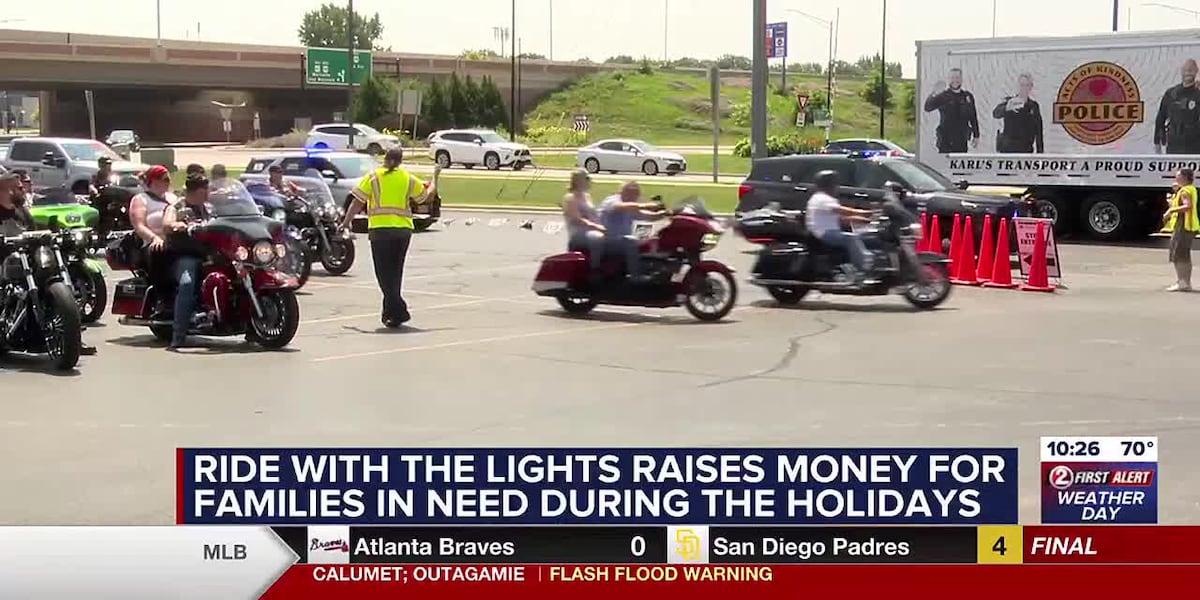 Ride with the Lights raises money and takes a ride for a cause [Video]