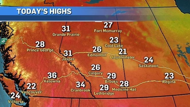 Calgary weather: Monday’s high of 26 C, the coolest high for at least a week [Video]